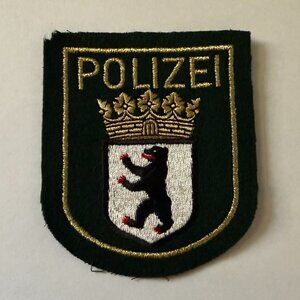 VINTAGE West German Police Polizei Patch